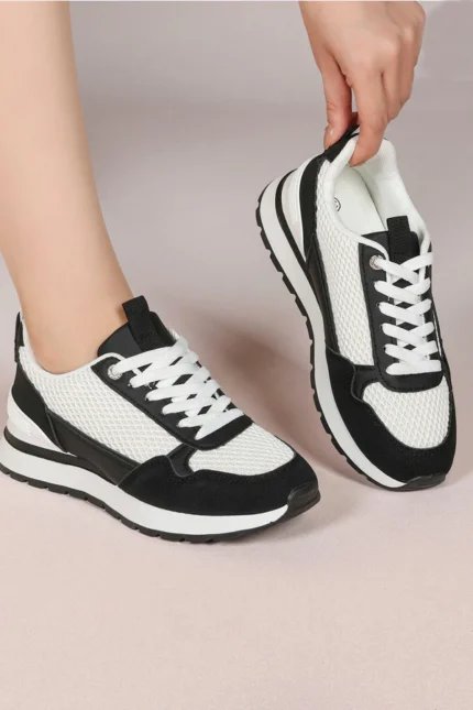 Mesh Breathable Lace Up Shoes